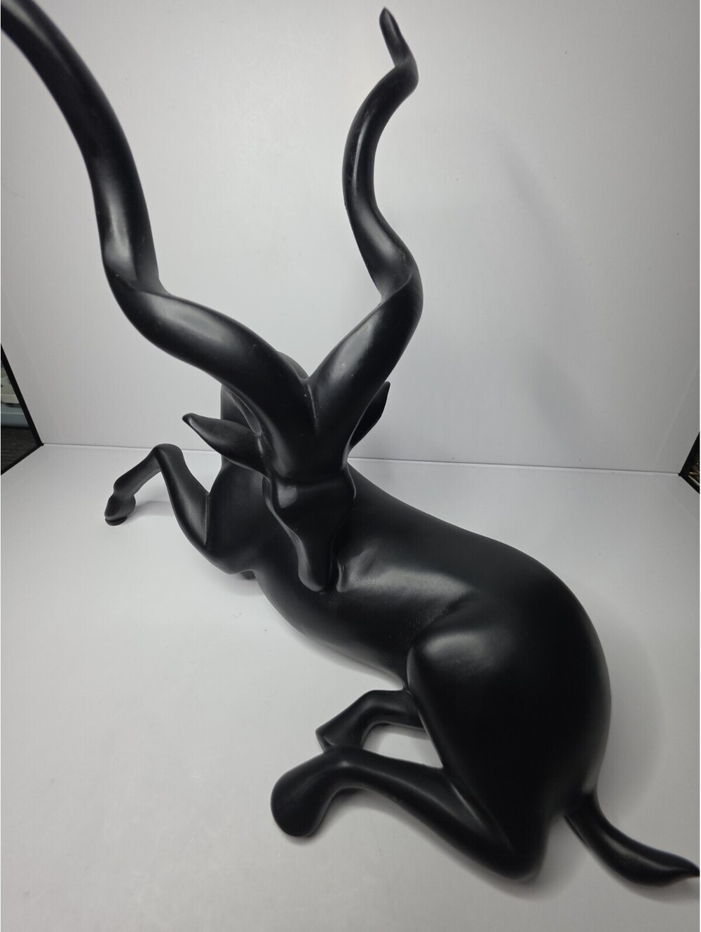 Kohls Kalahari Collection Black Resin Kudu Antelope Sculpture Figurine